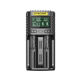 Nitecore Charger UM2 for 2 Li Ion batterier 
